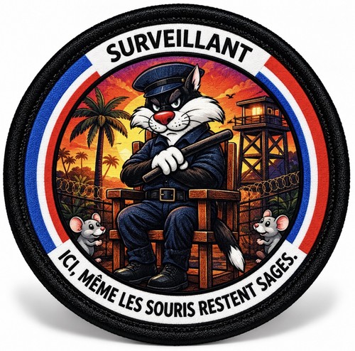 écusson surveillant humour - Écusson,