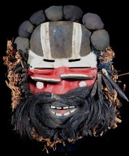 Art Africain Authentique Masque de Portage Wé Guéré - African Mask - 36 Cms ++