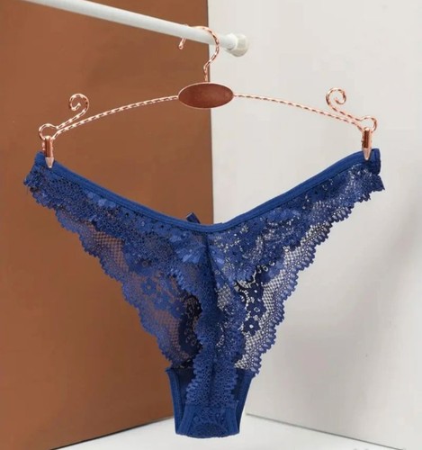 String femme dentelle - , bleu