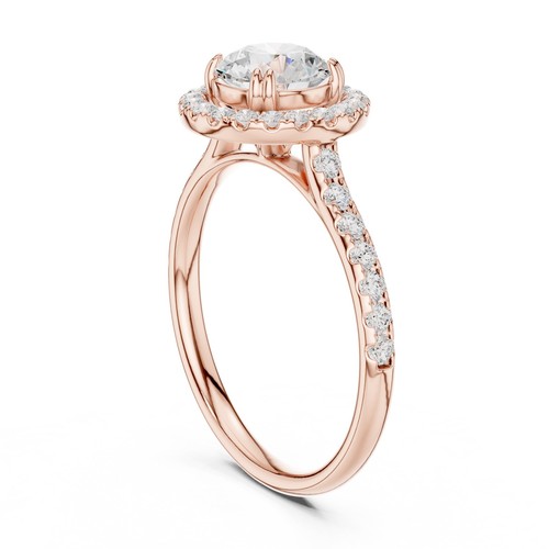 Bague diamant taille ronde - , de