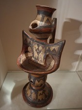 Lampe à Huile Terre Cuite fin