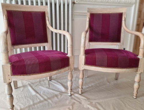 Paire fauteuils empire - paire,