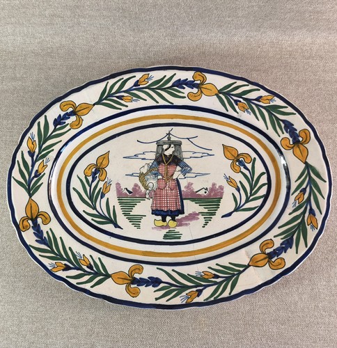 Beau plat ceramique faience - beau,