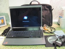 DELL Studio 1737 PP31L , with a/c adapter, Swiss carry case