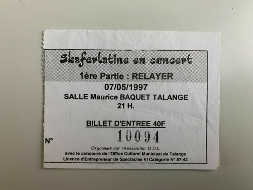 Ticket concert skaferlatine - skaferlatine, 7