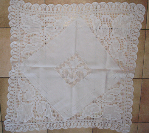 Nappe centre table ancien - nappe, de