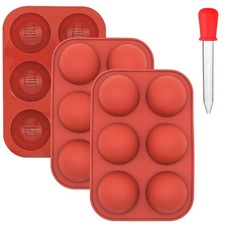 3 pack 6 trous moyen moule en