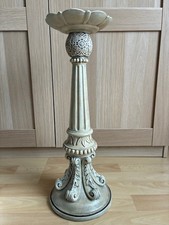 Porte-bougie pilier sculpté