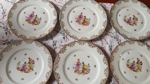 Assiettes plates en - 12,