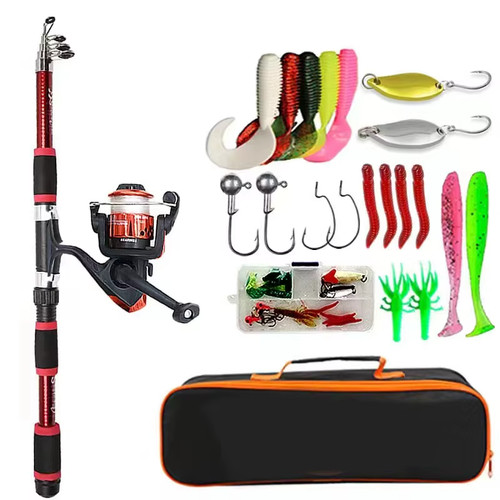 Kit complet canne pêche - complet, à