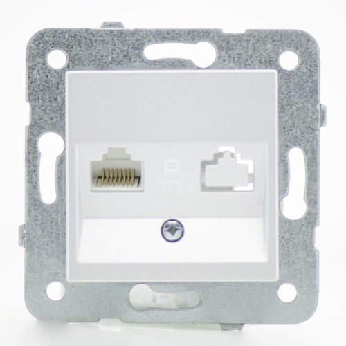 Prise rj45 alu - alu,