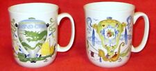 SET 2 VILLEROY & BOCH Le BALLON Coffee MUG Tea CUP DRAGON + BOUQUET Balloon XLNT