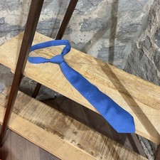 Hermès Blue Tonal H Silk Tie