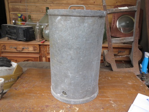 Ancien bidon galva zinc - galva,