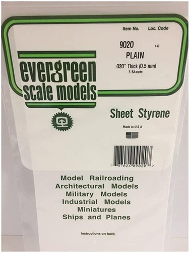 Evergreen 9020 plaque de - plaque,