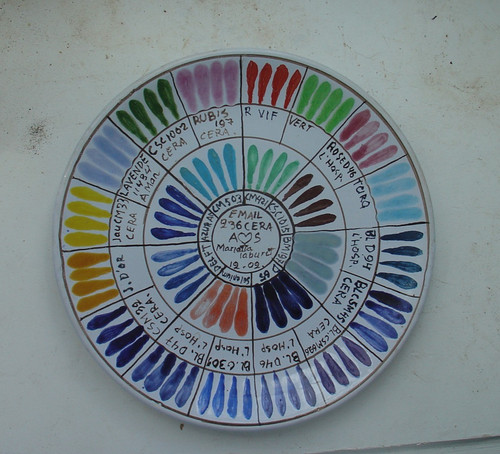 Faience émaillée nuancier - faience,