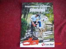  SHINDAIWA ELECTRIC CHAINSAWS ADVERTISING BROCHURE