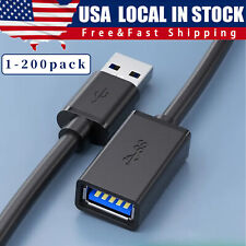 USB3.0 Extension Cable High Speed Extender Cord Adapter TypeA Male to Female Lot