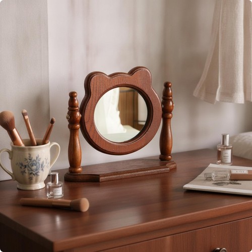 Miroir coiffeuse compact - coiffeuse,