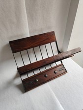 Vintage Wrought Iron and Wood Foldable Magazine Rack or Log Stand