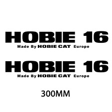 HOBIE CAT 16 Made Europe BOATS LOGO 300mm 12 INCH VINYL DECAL / STICKER PAIR