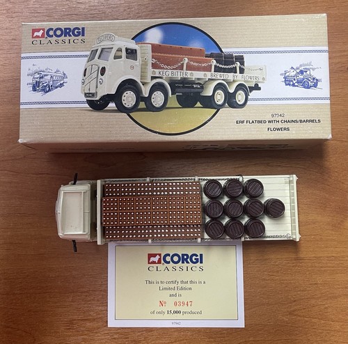 Corgi camion erf flatbed - corgi,
