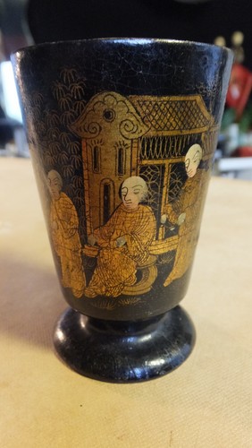 Ancien pot porte allumettes - ancien,
