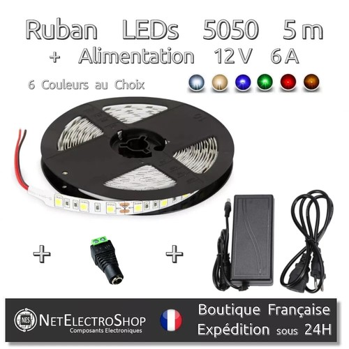 Ruban leds 5050 - 5m, 300