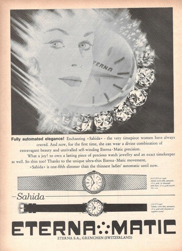 Eterna matic publicité - eterna, 1