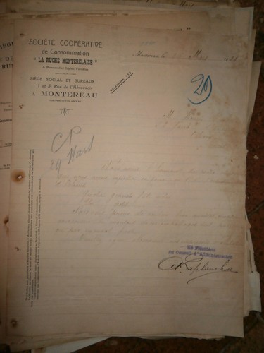 Lettre ancienne seine marne - lettre, &
