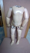 17 1/2" (45cm) Antique Doll's Body Stamped Bébé Jumeau Diplôme d'Honneur c1900
