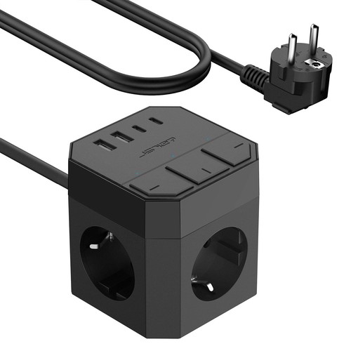 Multiprise cube usb avec - c,