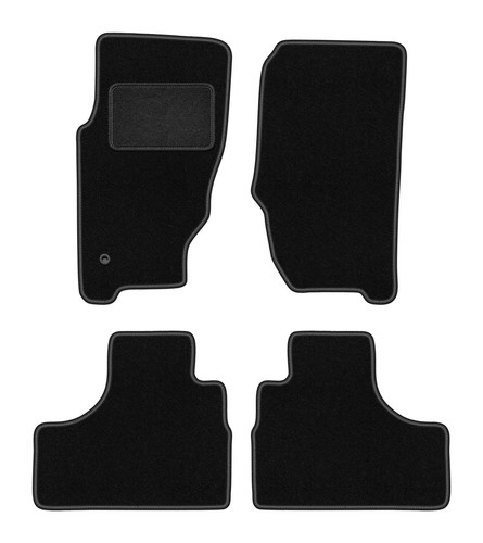 Tapis sol velours noir jeep - sol,