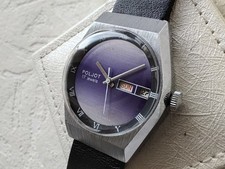 Soviet vintage Poljot men's day/date watch,  cal. 2628.H,  17 J, 1980's