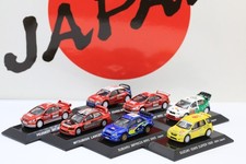Cm's 1/64 Rally Japan WRC Mitsubishi Subaru Skoda Suzuki Citroen 7 Cars B Set