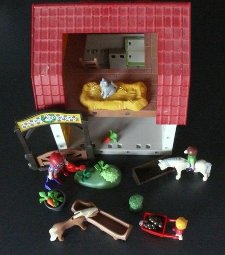Playmobil ranch 5222 incomplet - ranch,