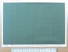 Papier "Toiture/Parement métallique -vert" - pour HO gauge-échelle 1:87-A4