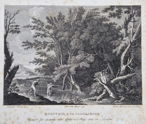 Eau forte 1834 mercure - eau-forte,