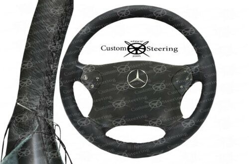 Noir housse volant cuir - volant, pour