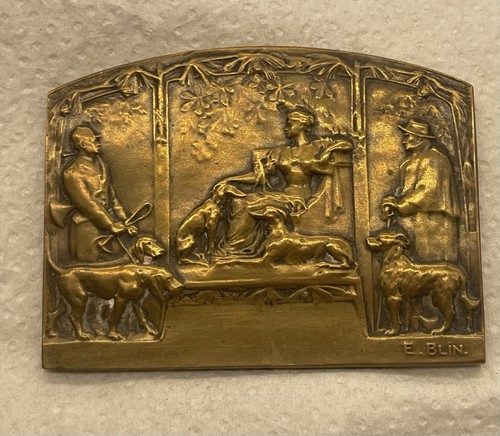 Medaille chasse chien e - medaille,