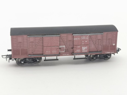 Vébé wagon couvert - ho, marron