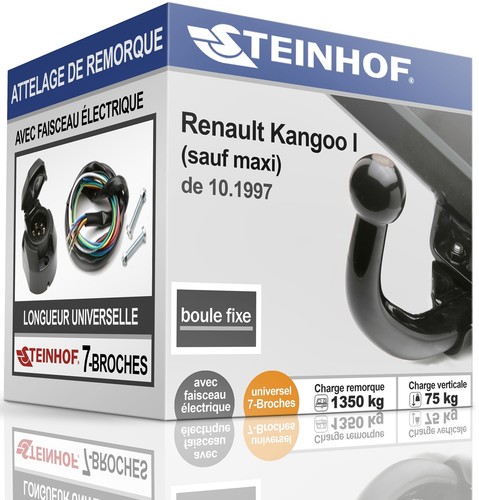 Attelage fixe pour renault - attelage,