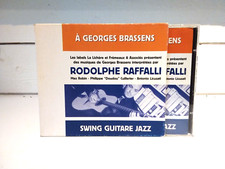 CD/ JAZZ MANOUCHE RODOLPHE RAFFALLI " A GEORGES BRASSENS" SWING GUITARE JAZZ