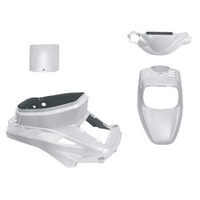 Set Carénage MBK Booster Spirit Yamaha Bws BW ' S 1991 2003 Blanc Nacre 4 Pièces