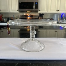 Antique King And Son Line #20 Aka Diamond Bar Cake Stand