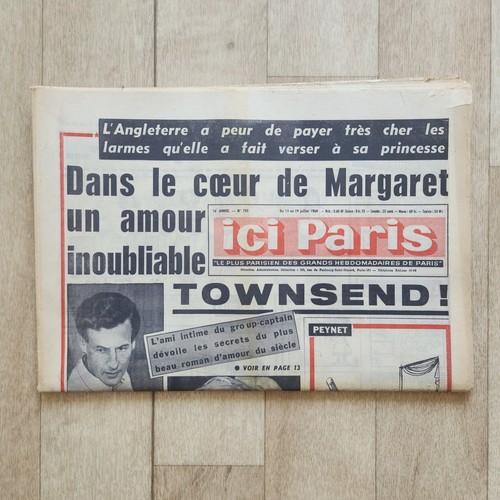 Ici paris 785 1960 margaret - paris,