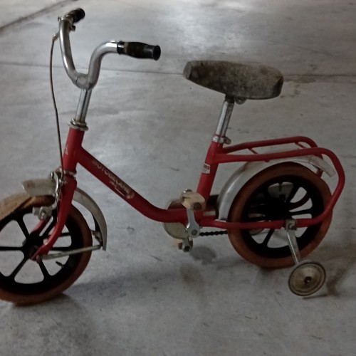 Tricycle enfant acier rouge - m,