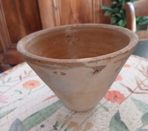 Pot résine ancien terre - en,
