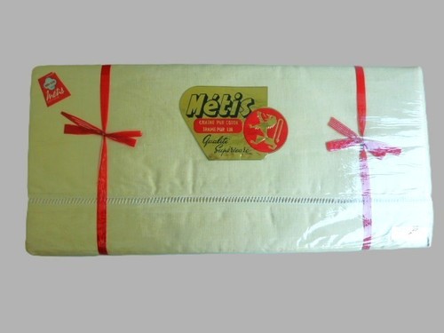 Paire draps anciens neufs - de,
