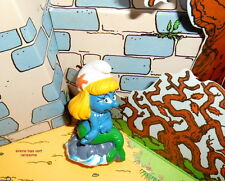 20142 Smurfette Mermaid Bottom Green Var. smurf smurf puffo puffi VGC H.KO